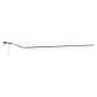 Toldo manual retráctil  con LED blanco 600x300 cm, Tela de reemplazo para toldo  de 6x3 m blanco | Foro24.es | Tu tienda online para hogar, jardín y más Foro24.es
