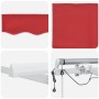 Toldo Retráctil Automático VidaXL con LED Rojo 600x300 cm, Tela de Reemplazo para Toldo VidaXL de 6x3 m Rojo | Foro24.es | Tu tienda online para hogar, jardín y más Foro24.es