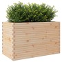 Jardinera madera maciza de pino 110x60x68,5 cm en Macetas y jardineras | Comprar online en Foru.es