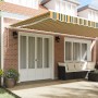 Toldo Retráctil Automático  Verde y Amarillo 600x300 cm, Tela de reemplazo para toldo  de 6x3 m Verde y Amarillo | Foro24.es | Tu tienda online para hogar, jardín y más Foro24.es
