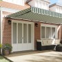 Toldo Retráctil Manual Verde y Blanco 600x300 cm,  Tela de Reemplazo para Toldo de 6x3 m Verde y Blanco | Foro24.es | Tu tienda online para hogar, jardín y más Foro24.es