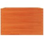 Jardinera madera maciza de pino marrón cera 110x60x68,5 cm en Macetas y jardineras | Comprar online en Foru.es