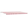 Toldo Retráctil Automático Rayas Rojas y Blancas 600x350 cm | Foro24.es | Tu tienda online para hogar, jardín y más Foro24.es