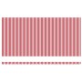 Toldo Retráctil Automático Rayas Rojas y Blancas 600x350 cm | Foro24.es | Tu tienda online para hogar, jardín y más Foro24.es