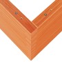 Jardinera madera maciza de pino marrón cera 110x60x68,5 cm en Macetas y jardineras | Comprar online en Foru.es