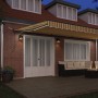 Toldo Retráctil Automático con Raya Multicolor LED 600x350 cm | Foro24.es | Tu tienda online para hogar, jardín y más Foro24.es