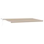 Toldo Retráctil Automático  con LED Beige 600x350 cm, Tela de Repuesto para Toldo  de 6x3,5 m Beige | Foro24.es | Tu tienda online para hogar, jardín y más Foro24.es