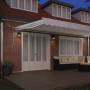 Toldo Retráctil Automático con LED Blanco 600x350 cm,  Tela de Reemplazo para Toldo de 6x3.5 m Blanco | Foro24.es | Tu tienda online para hogar, jardín y más Foro24.es