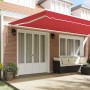 Toldo Retráctil Manual Rojo 600x350 cm, Tela de recambio para toldo  para marco de 6x3.5 m Rojo | Foro24.es | Tu tienda online para hogar, jardín y más Foro24.es