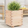 Jardinera madera maciza de pino 40x40x49,5 cm en Macetas y jardineras | Comprar online en Foru.es