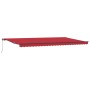 Toldo Retráctil Manual Rojo 600x350 cm, Tela de Reemplazo para Toldo  para Marco de 6x3,5 m Rojo | Foro24.es | Tu tienda online para hogar, jardín y más Foro24.es