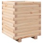 Jardinera madera maciza de pino 40x40x49,5 cm en Macetas y jardineras | Comprar online en Foru.es