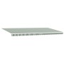 Toldo Retráctil Manual con LED Verde y Blanco 600x350 cm, Tela de Reemplazo para Toldo  de 6x3.5 m Verde y Blanco | Foro24.es | Tu tienda online para hogar, jardín y más Foro24.es