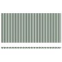 Toldo Retráctil Manual con LED Verde y Blanco 600x350 cm, Tela de Reemplazo para Toldo  de 6x3.5 m Verde y Blanco | Foro24.es | Tu tienda online para hogar, jardín y más Foro24.es
