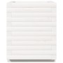 Jardinera madera maciza de pino blanco 40x40x49,5 cm en Macetas y jardineras | Comprar online en Foru.es