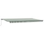 Toldo Retráctil Manual Verde y Blanco 600x350 cm, Tela de Reemplazo para Toldo  para Estructura de 6x3.5 m Verde y Blanco | Foro24.es | Tu tienda online para hogar, jardín y más Foro24.es