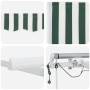 Toldo Retráctil Automático con LED Verde y Blanco 600x350 cm,  Tela de Repuesto para Toldo de 6x3.5 m Marco Verde y Blanco | Foro24.es | Tu tienda online para hogar, jardín y más Foro24.es