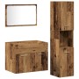 Conjunto de Muebles de Baño de 3 Piezas de Madera Antigua de Madera Ingenierizada | Foro24.es | Tu tienda online para hogar, jardín y más Foro24.es