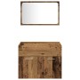 Conjunto de Muebles de Baño de 3 Piezas de Madera Antigua de Madera Ingenierizada | Foro24.es | Tu tienda online para hogar, jardín y más Foro24.es