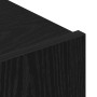 Juego de 10 Piezas de Muebles para TV - Madera Elaborada de Roble Negro Montada en la Pared | Foro24.es | Tu tienda online para hogar, jardín y más Foro24.es