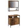 Mueble de baño con lavabo integrado de madera envejecida de , Muebles de baño - Ref: Foro24-3332535, Precio: 107,13 €, Descue...