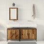 Juego de Muebles de Baño de 3 Piezas Madera Vieja Madera de Ingeniería de , Muebles de baño - Ref: Foro24-3332548, Precio: 16...