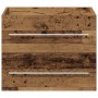 Gabinete para Lavabo de Baño con Lavabo Integrado Madera Vieja Madera Ingenierada | Foro24.es | Tu tienda online para hogar, jardín y más Foro24.es