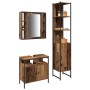 Mueble de lavabo para baño con lavabo integrado de madera envejecida de , Muebles de baño - Ref: Foro24-3332549, Precio: 185,...