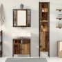 Mueble de lavabo para baño con lavabo integrado de madera envejecida de , Muebles de baño - Ref: Foro24-3332549, Precio: 185,...