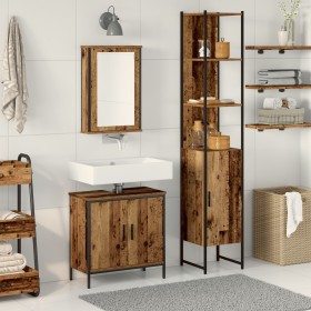 Conjunto de Muebles de Baño de 3 Piezas de Madera Vieja de , Muebles de baño - Ref: Foro24-3332551, Precio: 176,24 €, Descuen...