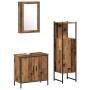 Juego de Muebles de Baño de 3 Piezas Madera Antigua Madera Ingenierizada de , Muebles de baño - Ref: Foro24-3332552, Precio: ...