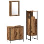Juego de Muebles de Baño de 3 Piezas Madera Antigua Madera Ingenierizada de , Muebles de baño - Ref: Foro24-3332552, Precio: ...