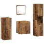 Conjunto de Muebles de Baño de 4 Piezas Madera Vieja Madera Compensada | Foro24.es | Tu tienda online para hogar, jardín y más Foro24.es