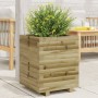 Jardinera madera de pino impregnada 40x40x49,5 cm en Macetas y jardineras | Comprar online en Foru.es