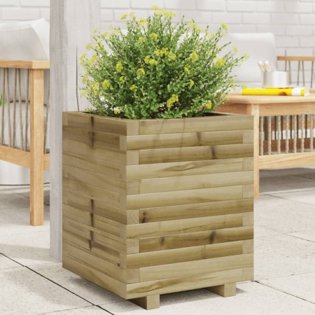 Jardinera madera de pino impregnada 40x40x49,5 cm en Macetas y jardineras | Comprar online en Foru.es