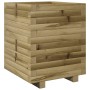 Jardinera madera de pino impregnada 40x40x49,5 cm en Macetas y jardineras | Comprar online en Foru.es
