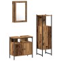 Conjunto de muebles de baño de 3 piezas Madera envejecida Madera tratada de , Muebles de baño - Ref: Foro24-3332560, Precio: ...