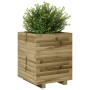 Jardinera madera de pino impregnada 40x40x49,5 cm en Macetas y jardineras | Comprar online en Foru.es