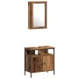 Conjunto de muebles de baño de 3 piezas Madera envejecida Madera tratada de , Muebles de baño - Ref: Foro24-3332560, Precio: ...