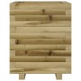 Jardinera madera de pino impregnada 40x40x49,5 cm en Macetas y jardineras | Comprar online en Foru.es