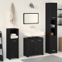 Conjunto de muebles de baño de 4 piezas en roble negro de madera de ingeniería | Foro24.es | Tu tienda online para hogar, jardín y más Foro24.es