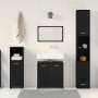 Conjunto de muebles de baño de 4 piezas en roble negro de madera de ingeniería | Foro24.es | Tu tienda online para hogar, jardín y más Foro24.es