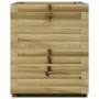 Jardinera madera de pino impregnada 40x40x49,5 cm en Macetas y jardineras | Comprar online en Foru.es