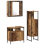 Conjunto de Muebles de Baño de 3 Piezas Madera Antigua Madera Ingenierizada de , Muebles de baño - Ref: Foro24-3332563, Preci...