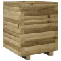 Jardinera madera de pino impregnada 40x40x49,5 cm en Macetas y jardineras | Comprar online en Foru.es