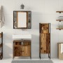 Conjunto de Muebles de Baño de 3 Piezas Madera Antigua Madera Ingenierizada de , Muebles de baño - Ref: Foro24-3332563, Preci...