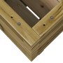 Jardinera madera de pino impregnada 40x40x49,5 cm en Macetas y jardineras | Comprar online en Foru.es