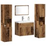 Conjunto de Muebles de Baño de 5 Piezas Madera Vieja Madera Ingenierizada | Foro24.es | Tu tienda online para hogar, jardín y más Foro24.es