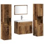 Conjunto de Muebles de Baño de 5 Piezas Madera Vieja Madera Ingenierizada | Foro24.es | Tu tienda online para hogar, jardín y más Foro24.es