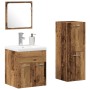 Conjunto de Muebles de Baño de 4 Piezas en Madera Rústica de , Muebles de baño - Ref: Foro24-3332571, Precio: 213,37 €, Descu...